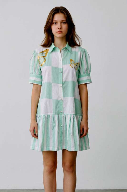 Summer Grid Dress