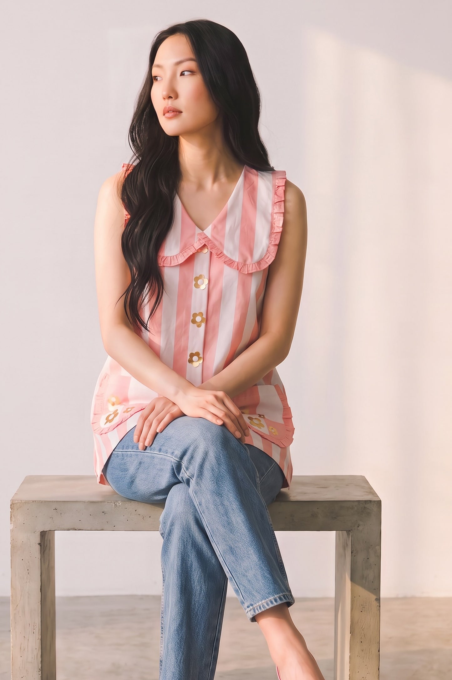 Pattern Bloom Top