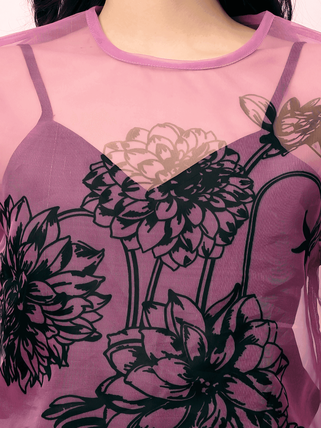 Purple Flora Top