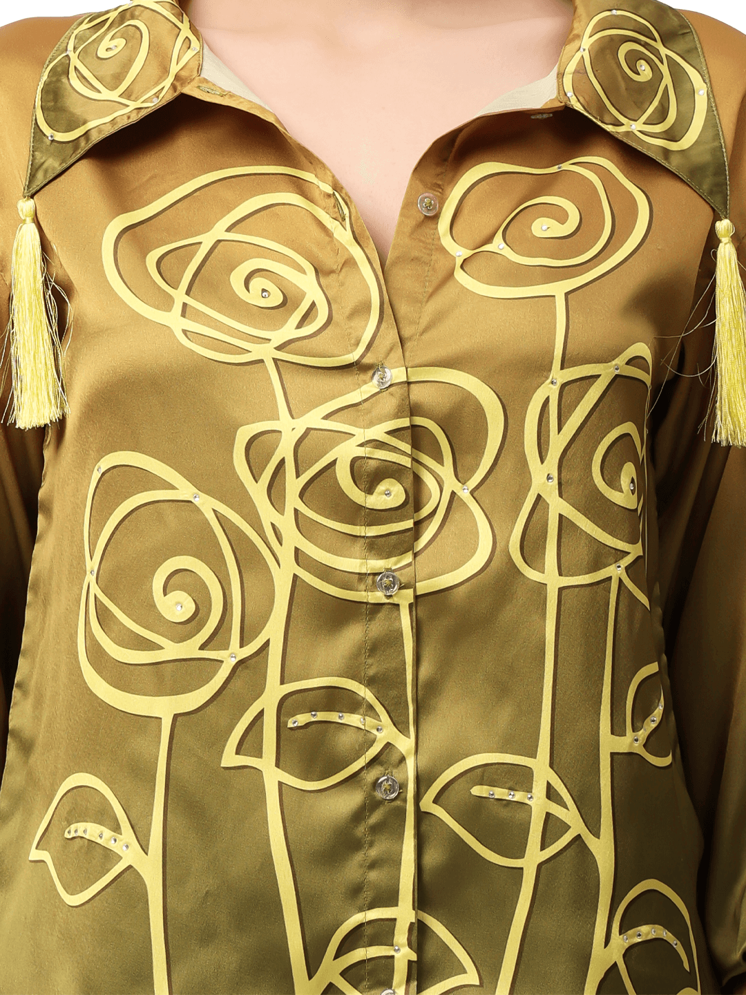Olive Rose Ombre shirt