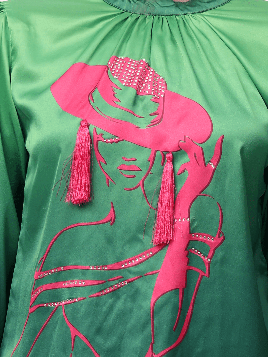 Green lady Ombre Top