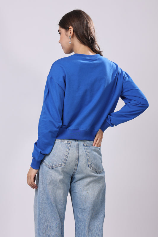 Blue Hearts Embossed Tee