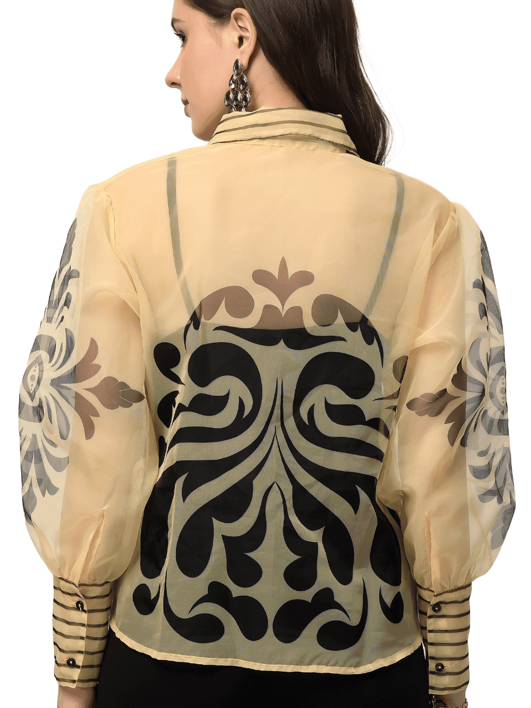 Yellow Motif Shirt
