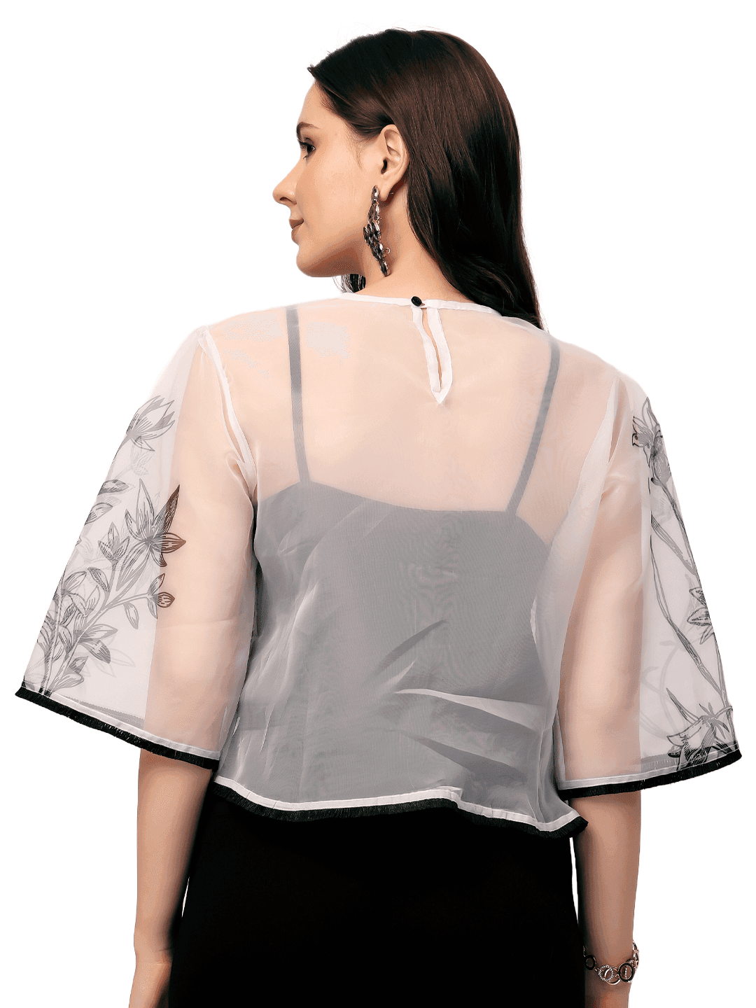 White Flora Top