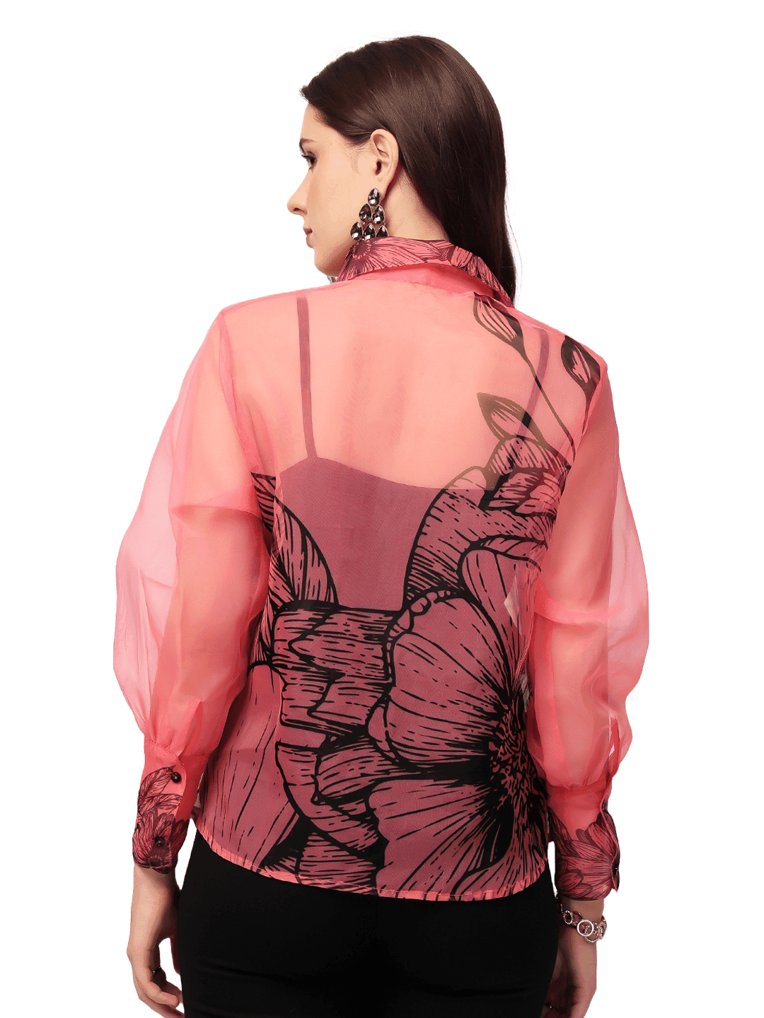 Pink Floral Shirt