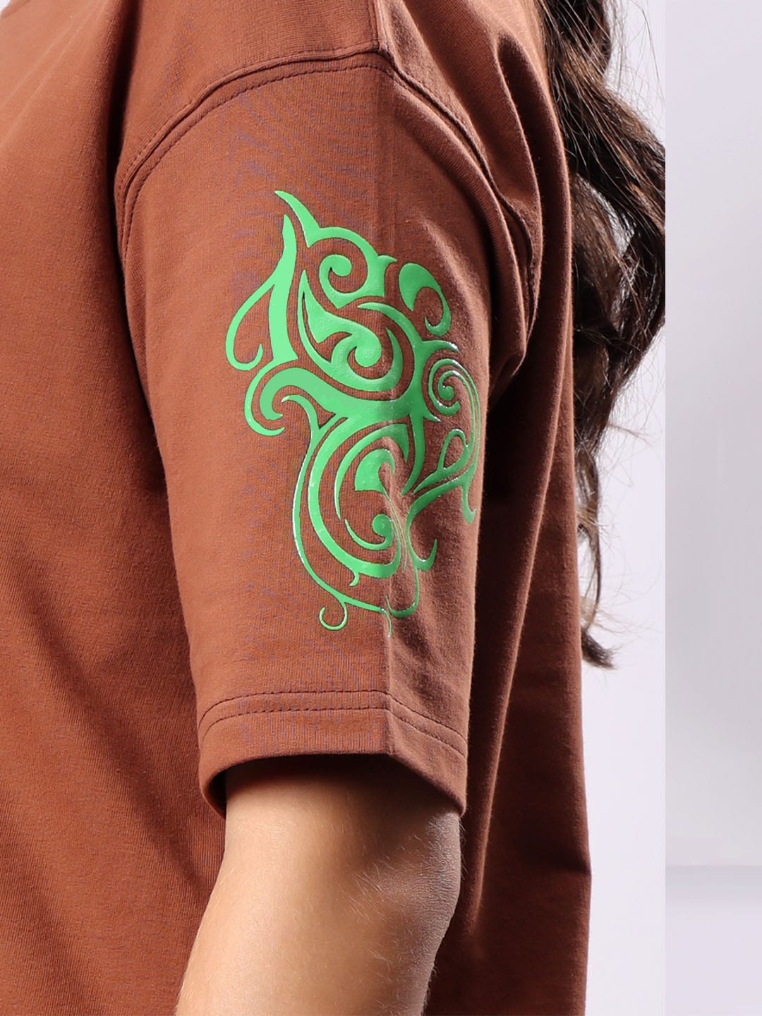 Brown Minimalistic Tee