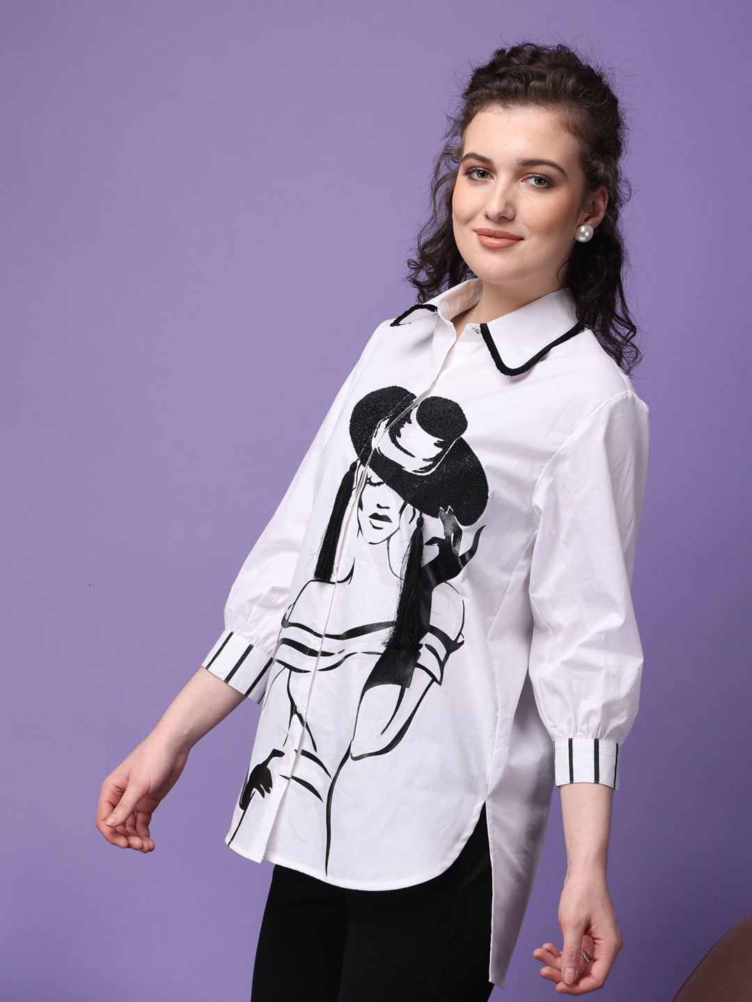 Fashionista Tassel Shirt