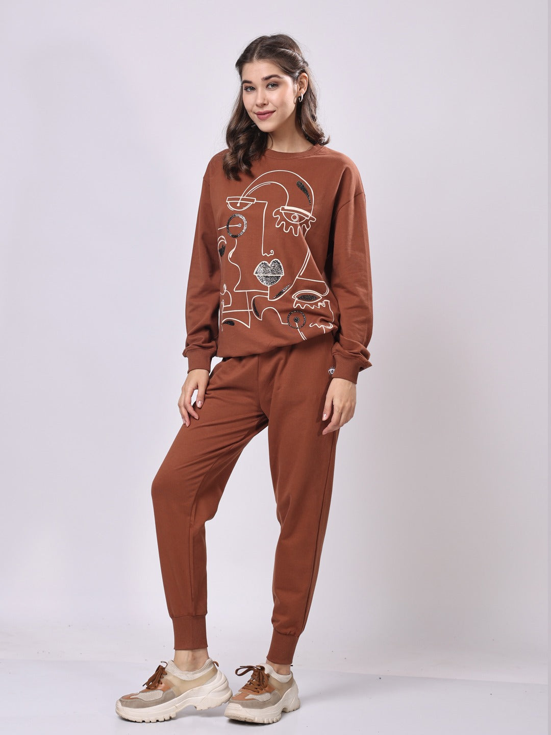 Brown Face Co-ord set