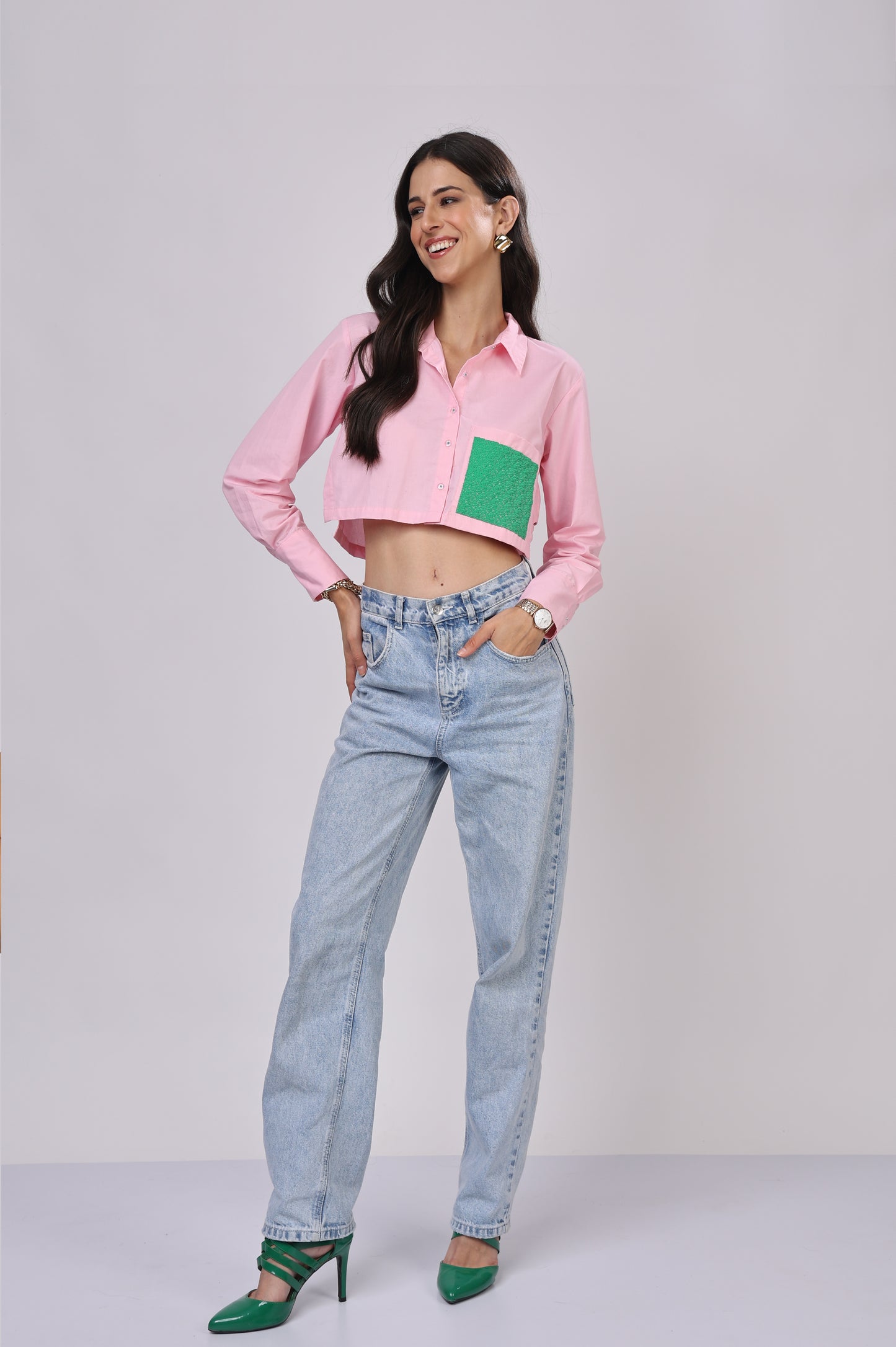 Stylish Crop Shirt