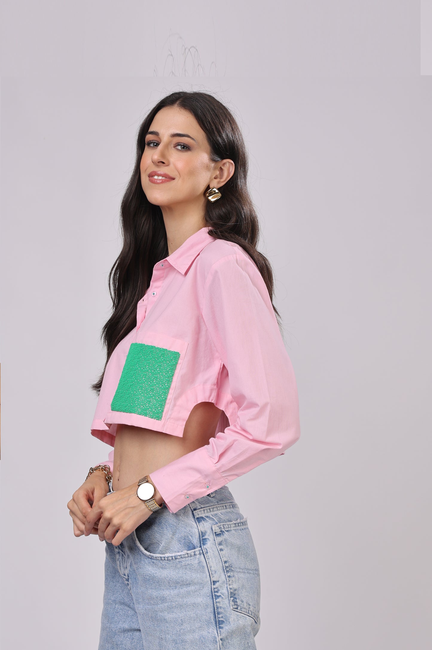 Stylish Crop Shirt