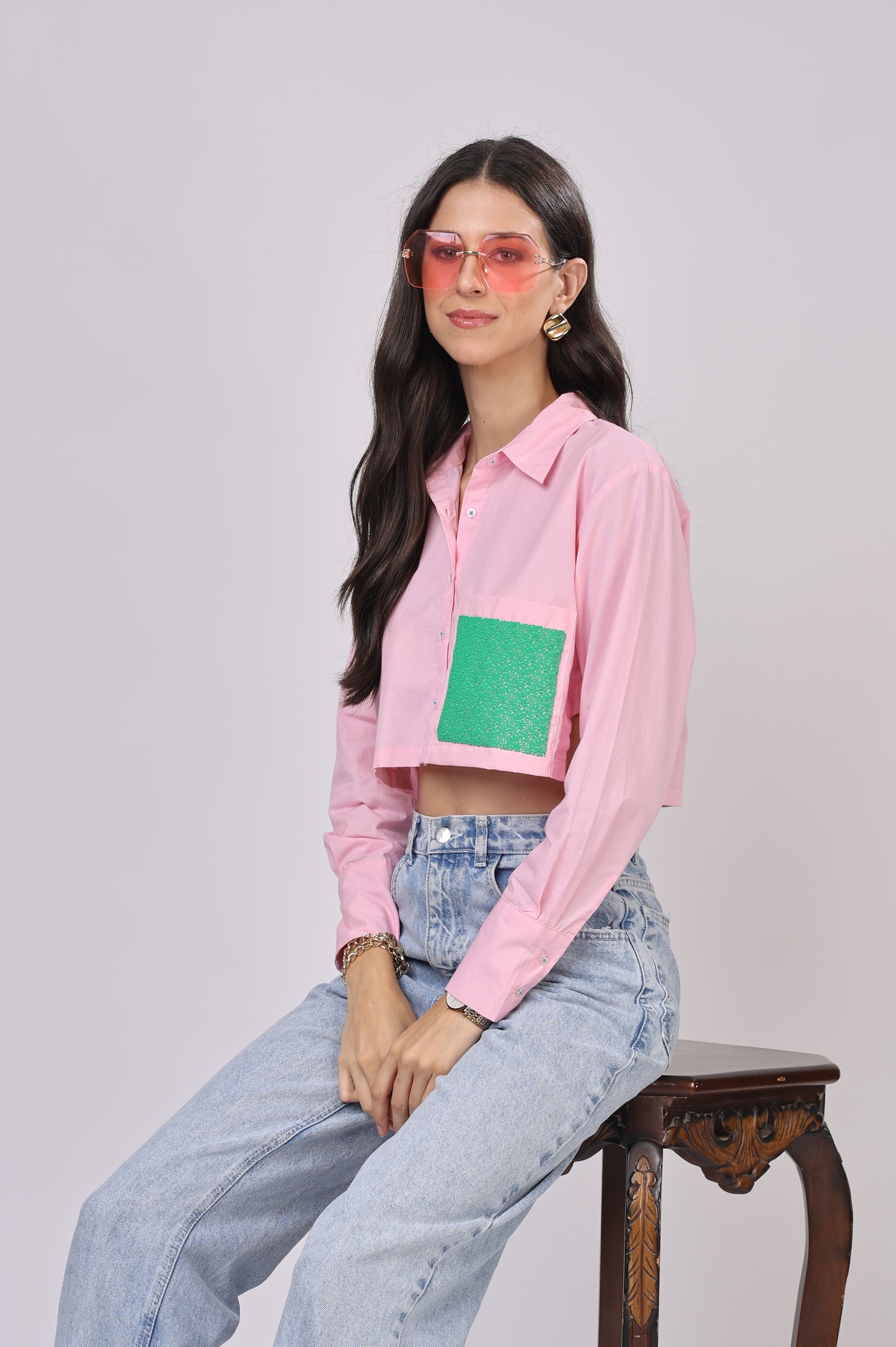 Stylish Crop Shirt