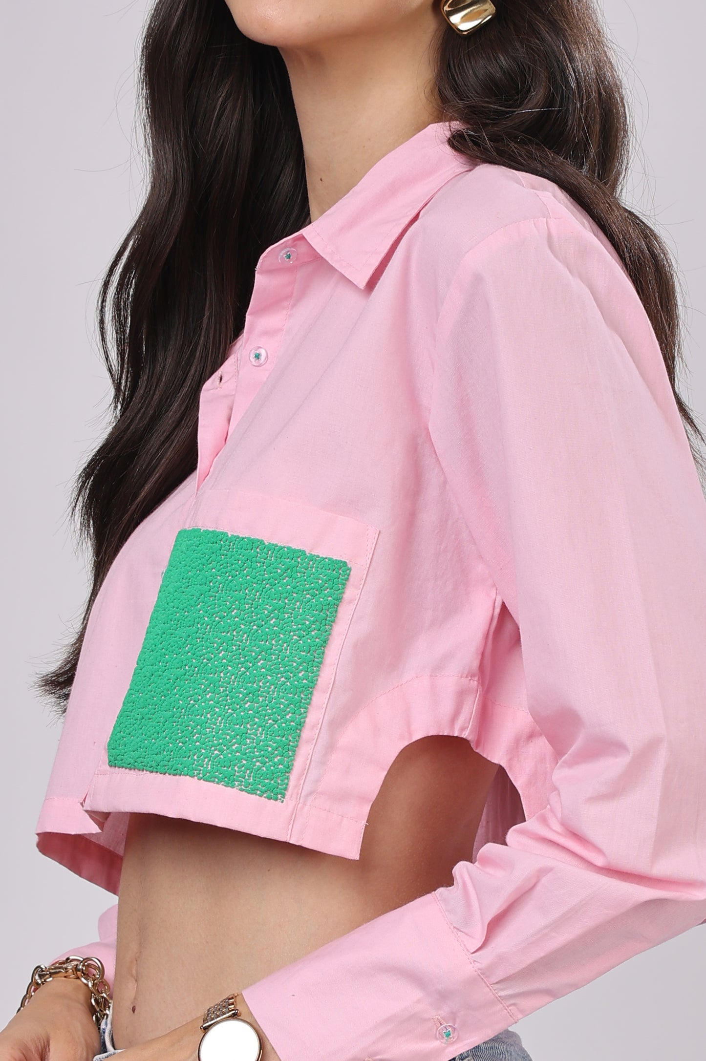 Stylish Crop Shirt