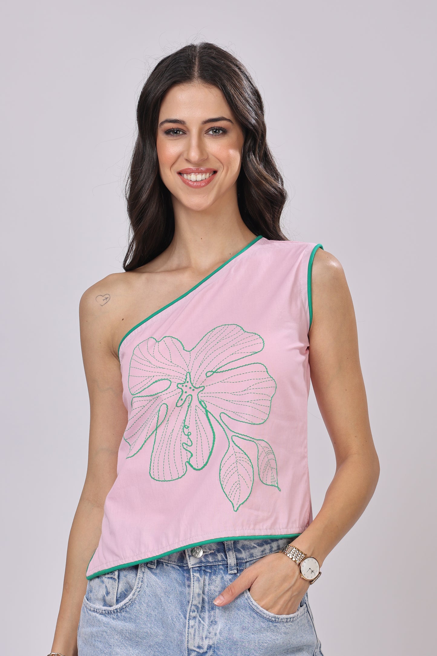 One Off Crop Top