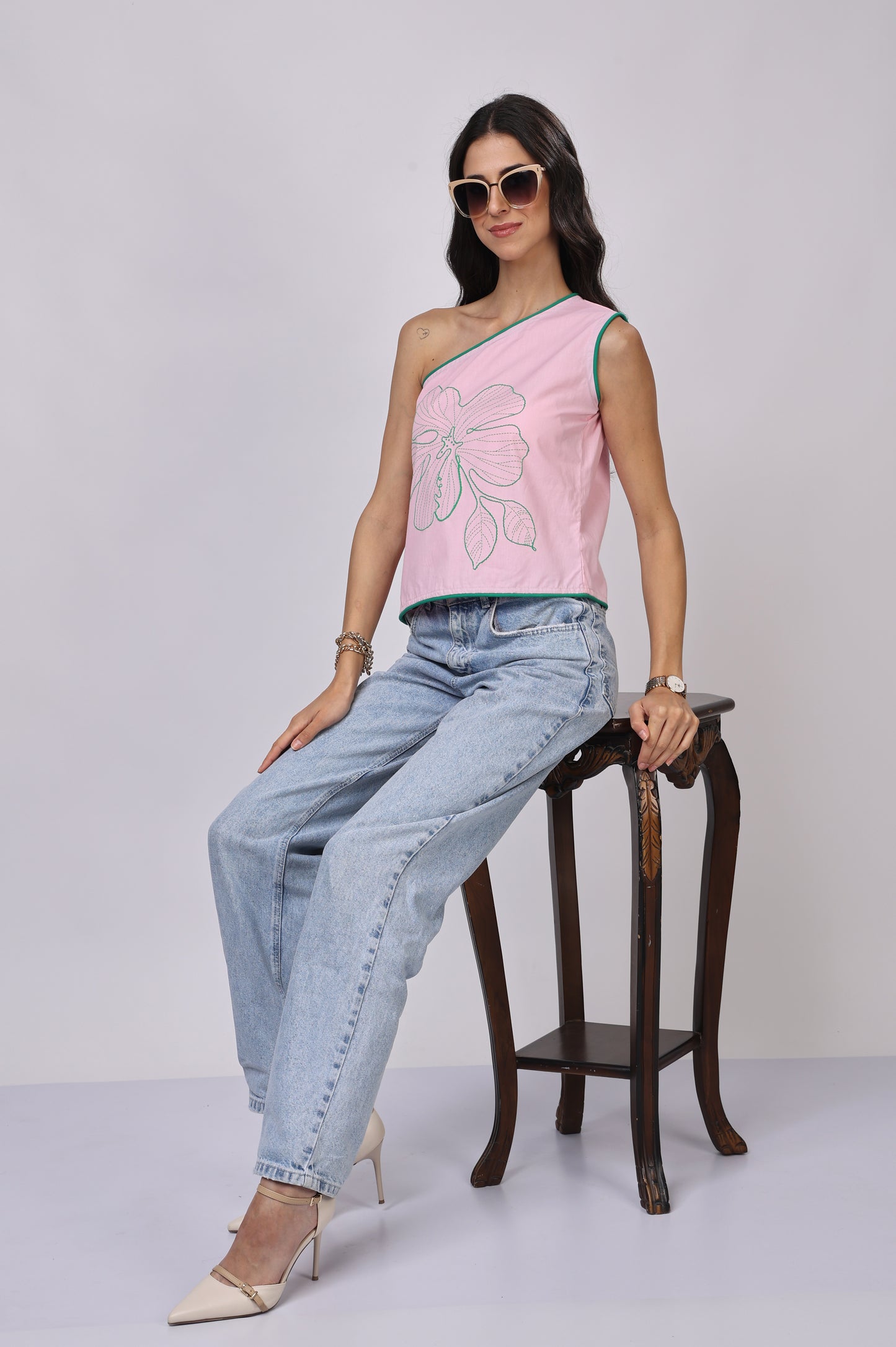 One Off Crop Top