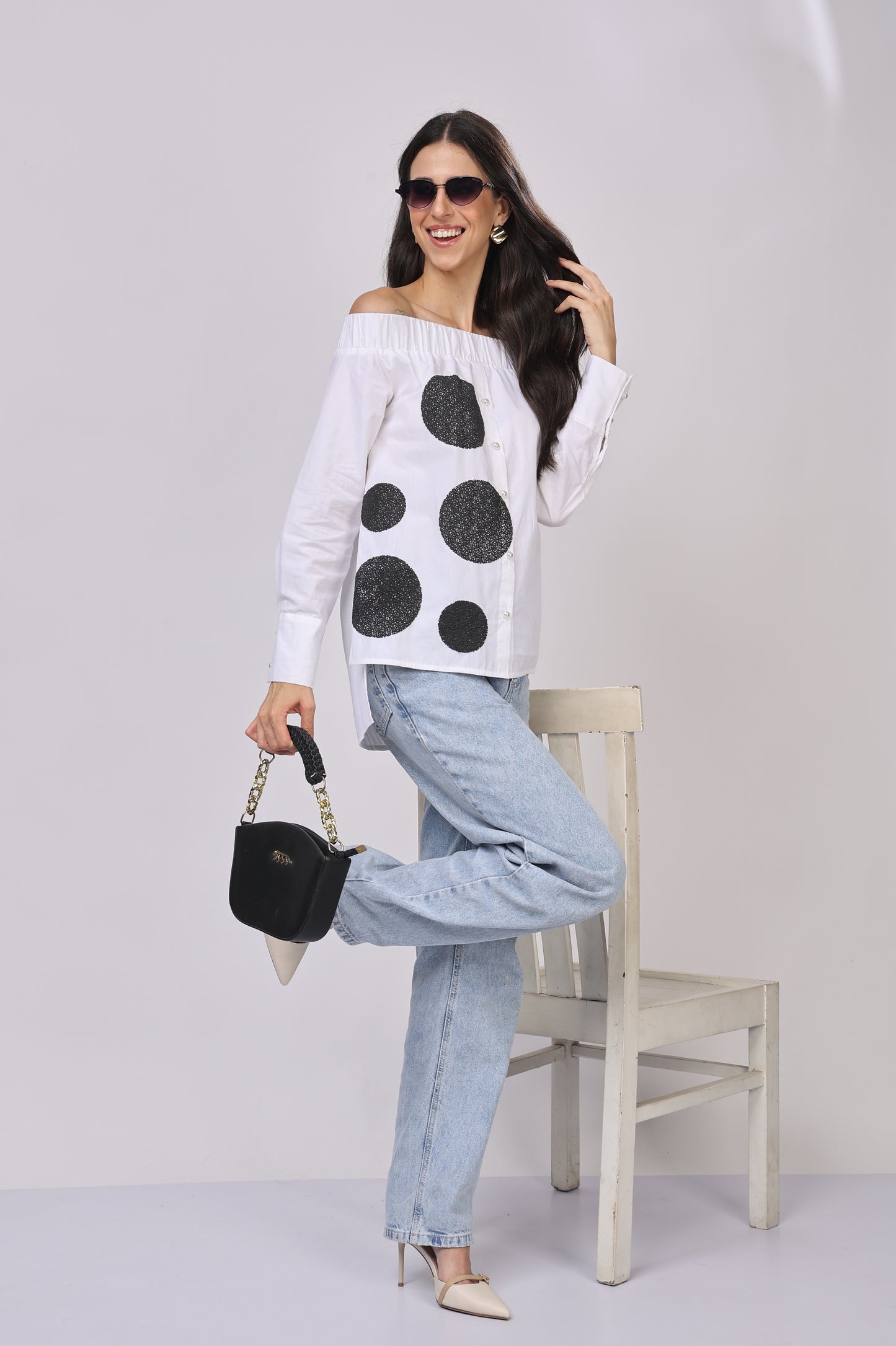 Off Shoulder Shirt