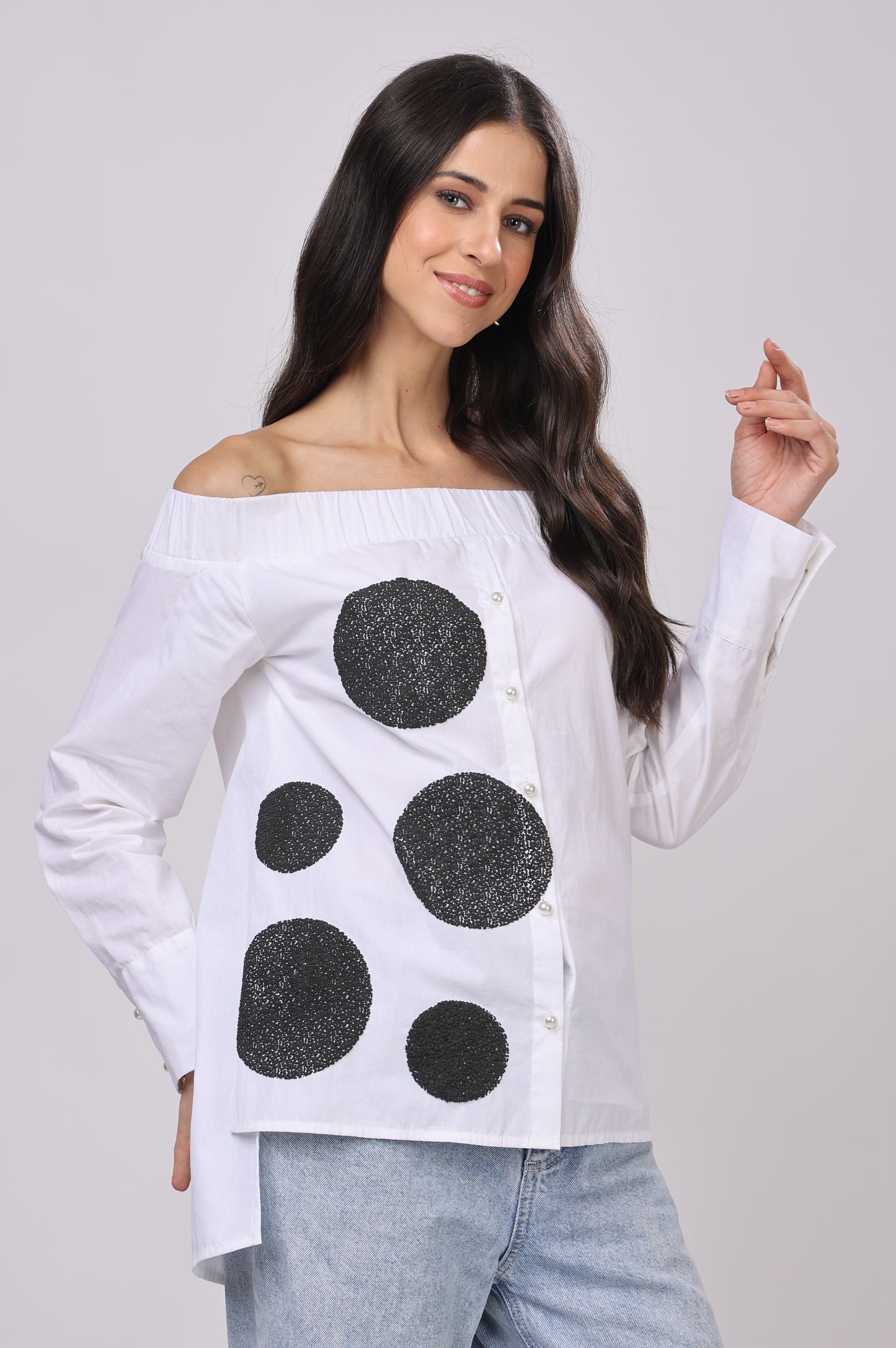Off Shoulder Shirt