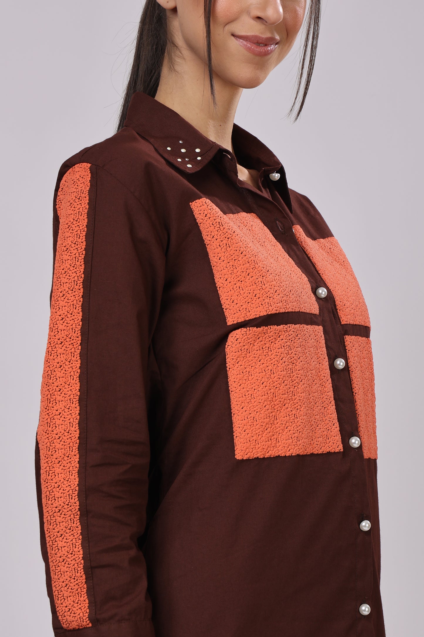 Grid Shirt Dress