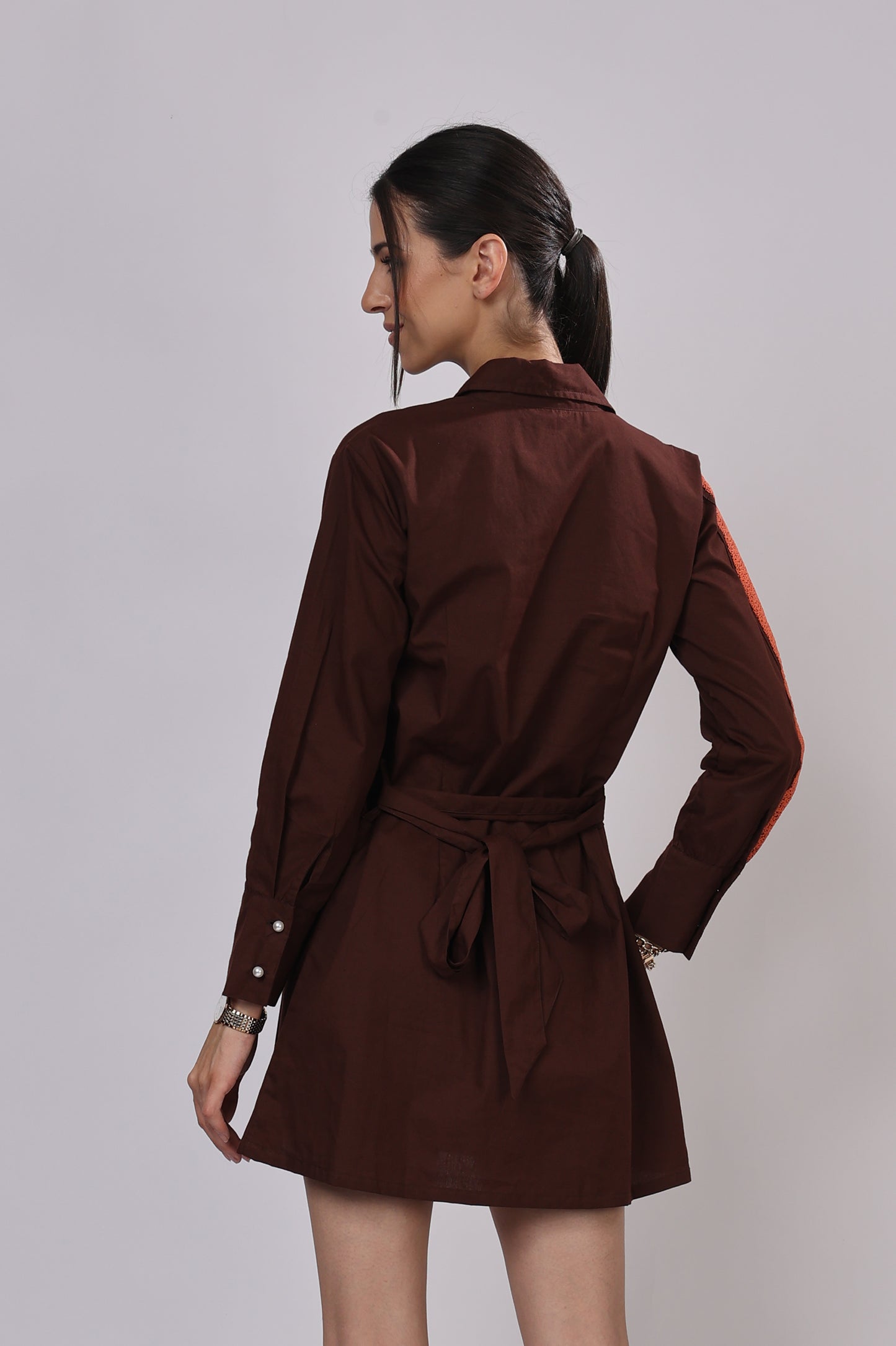 Grid Shirt Dress