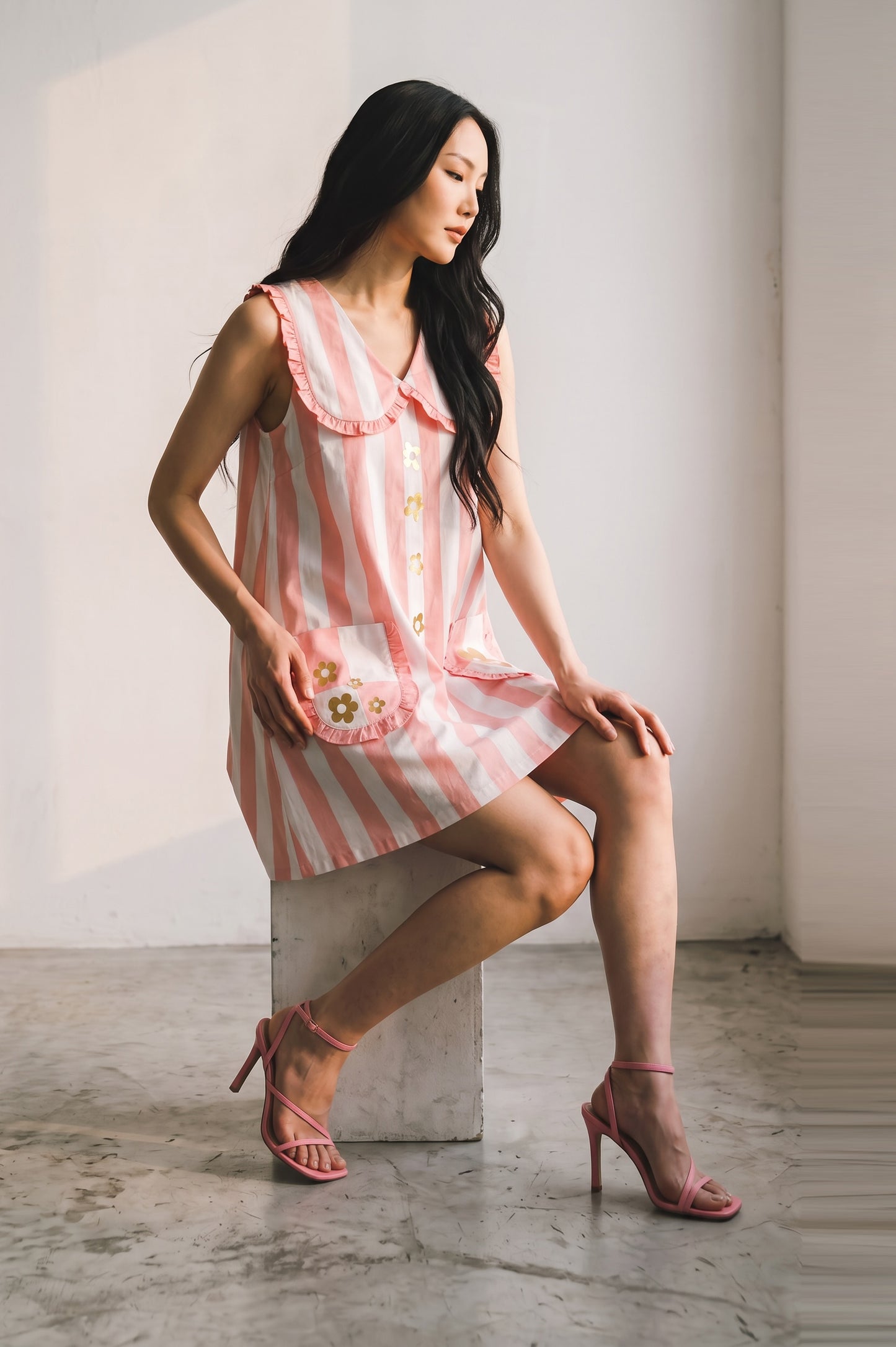 Patterned Bloom Dress
