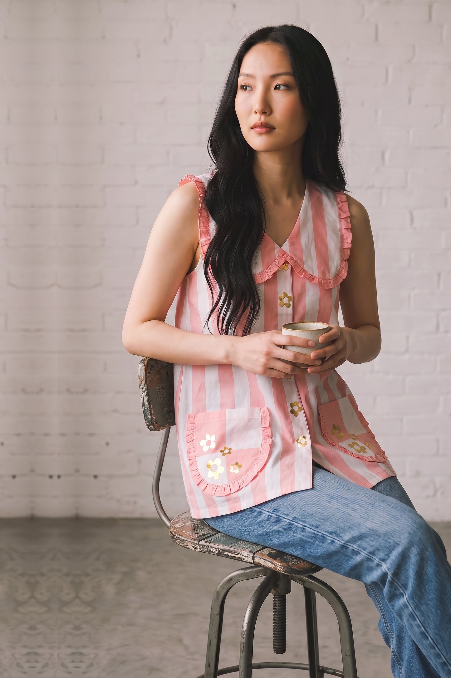 Pattern Bloom Top