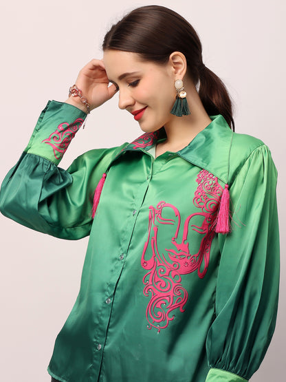 Buddha Ombre Shirt
