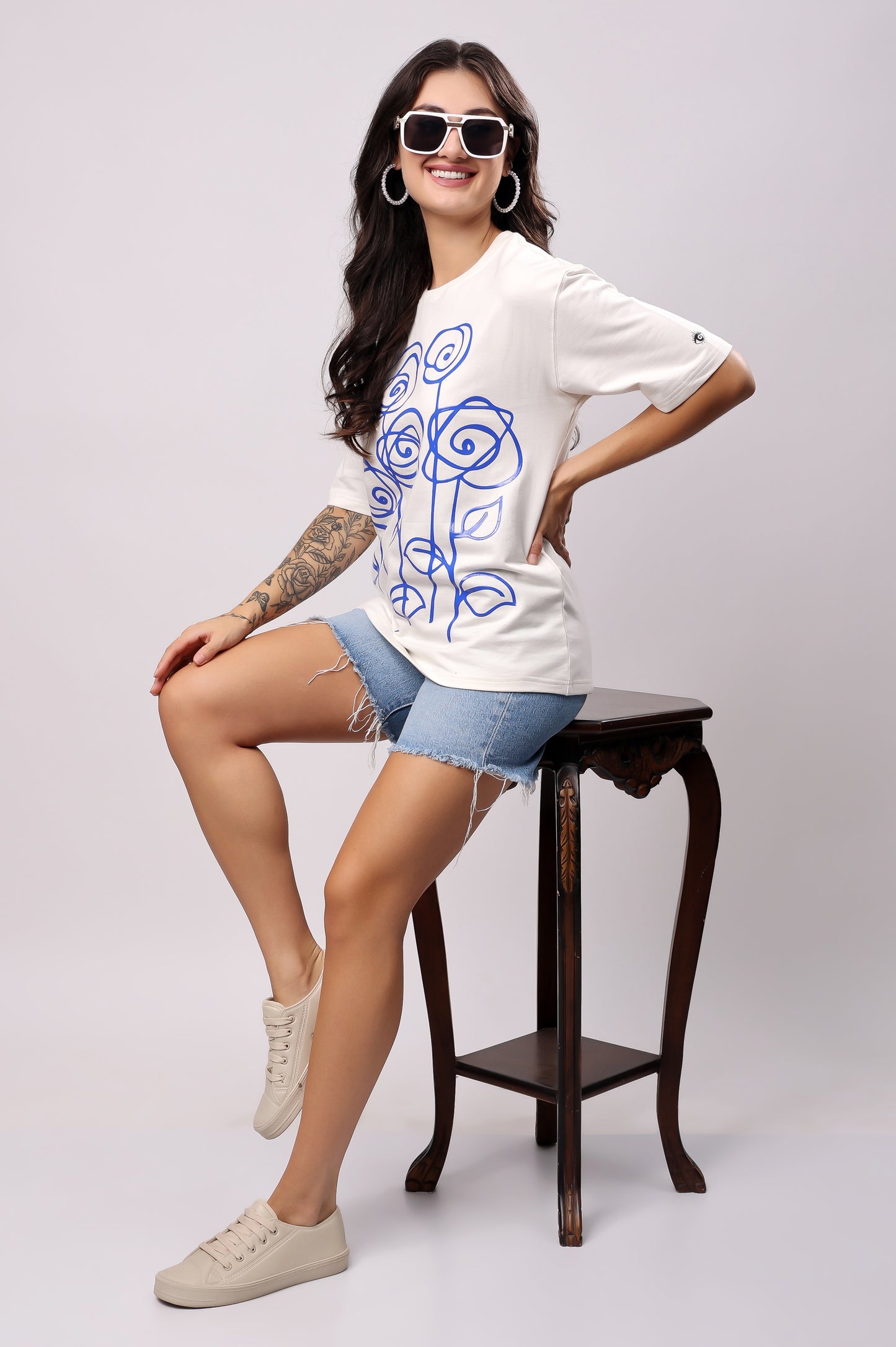 Ivory Roses Tee
