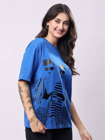 Blue Two of Us Tee