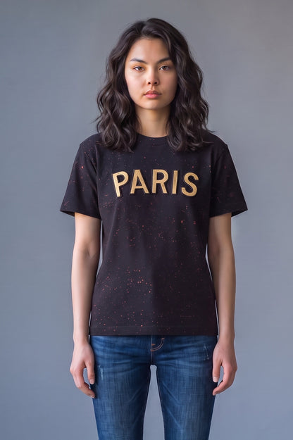Paris Emboss Tee