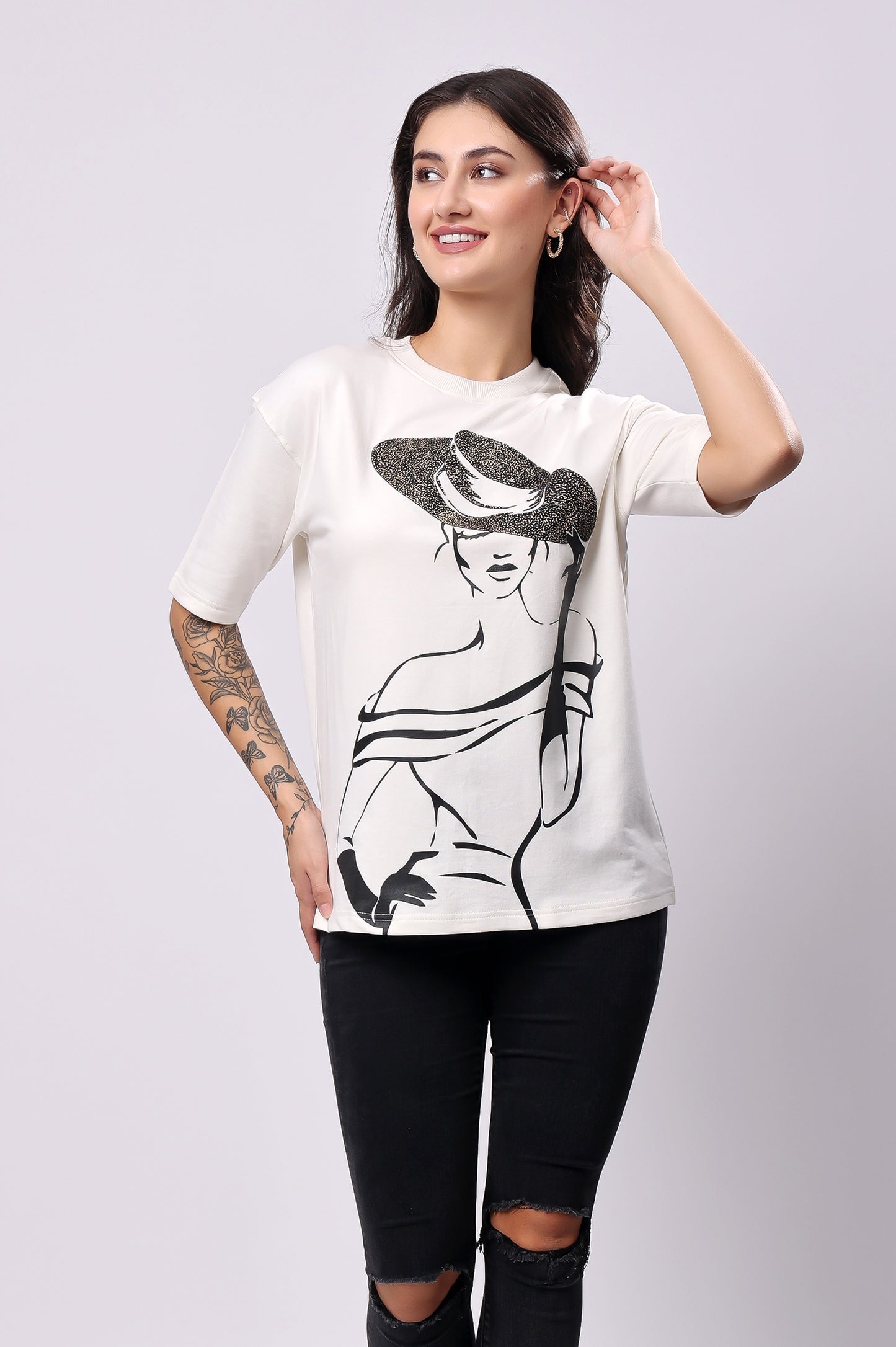 Ivory Fashionista Tee