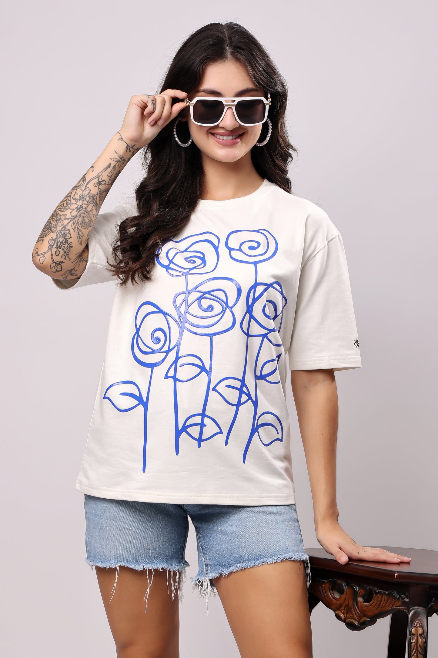 Ivory Roses Tee