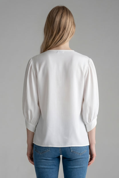 Drawstring Pull up Top
