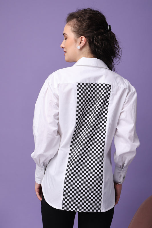 Black Rose Tassel Shirt