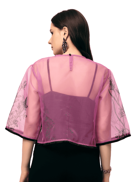 Purple Flora Top