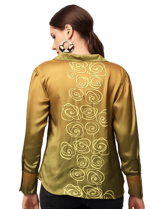 Olive Rose Ombre shirt