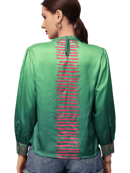 Green lady Ombre Top