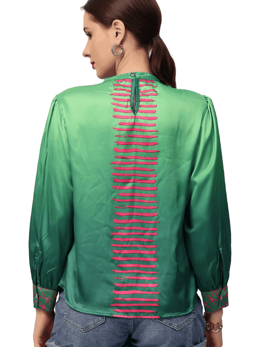 Green lady Ombre Top