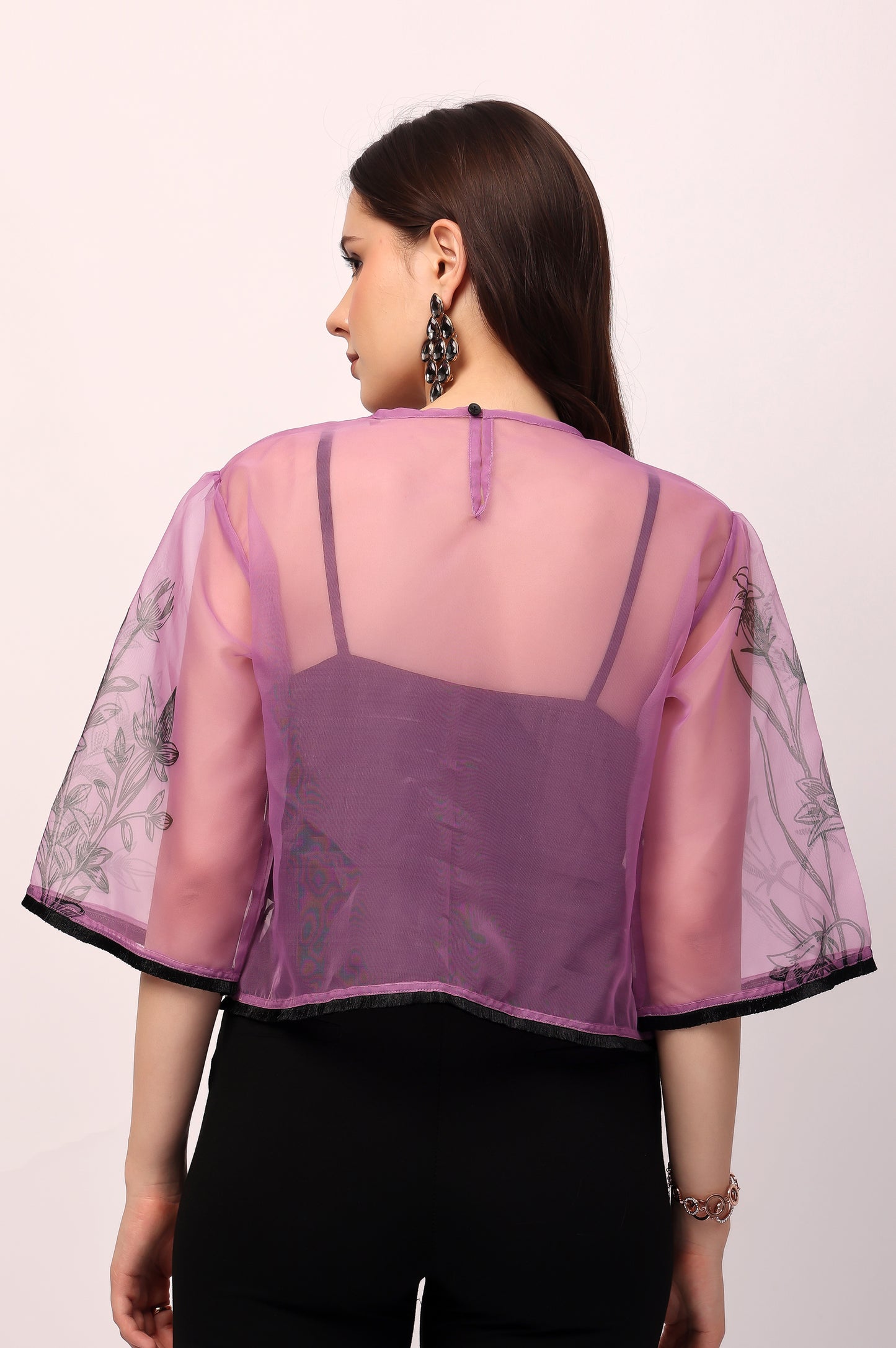 Purple Flora Top