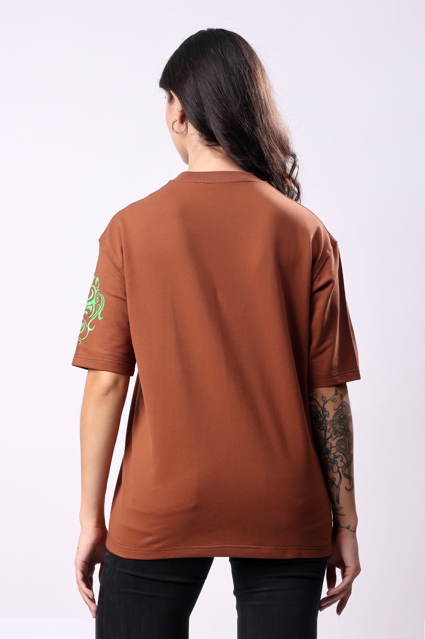 Brown Minimalistic Tee