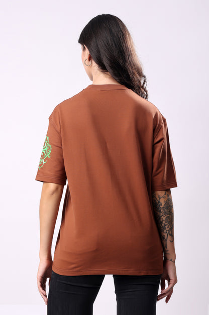 Brown Minimalistic Tee