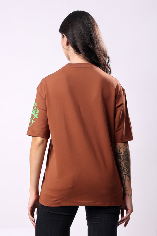 Brown Minimalistic Tee
