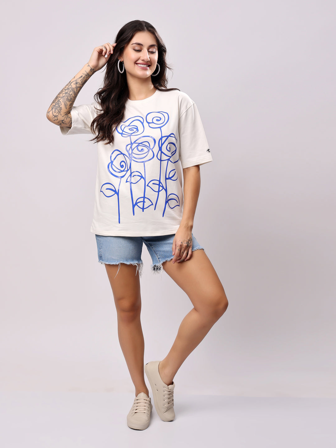 Ivory Roses Tee