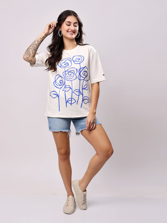 Ivory Roses Tee