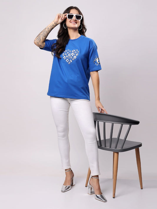 Blue Hearts Tee