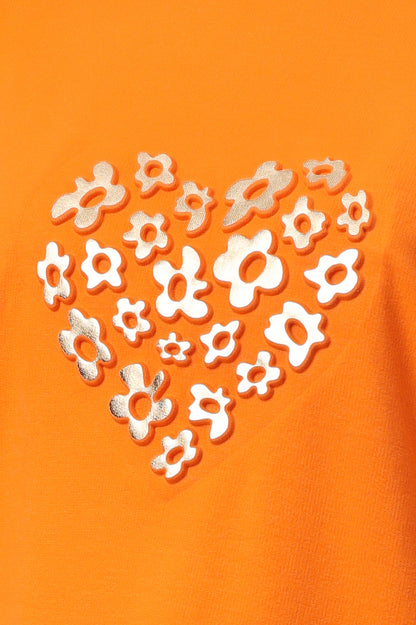 Orange Hearts Tee