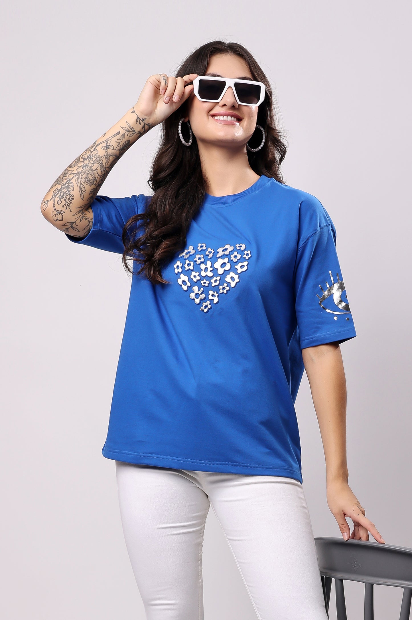 Blue Hearts Tee