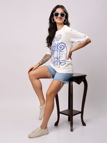 Ivory Roses Tee