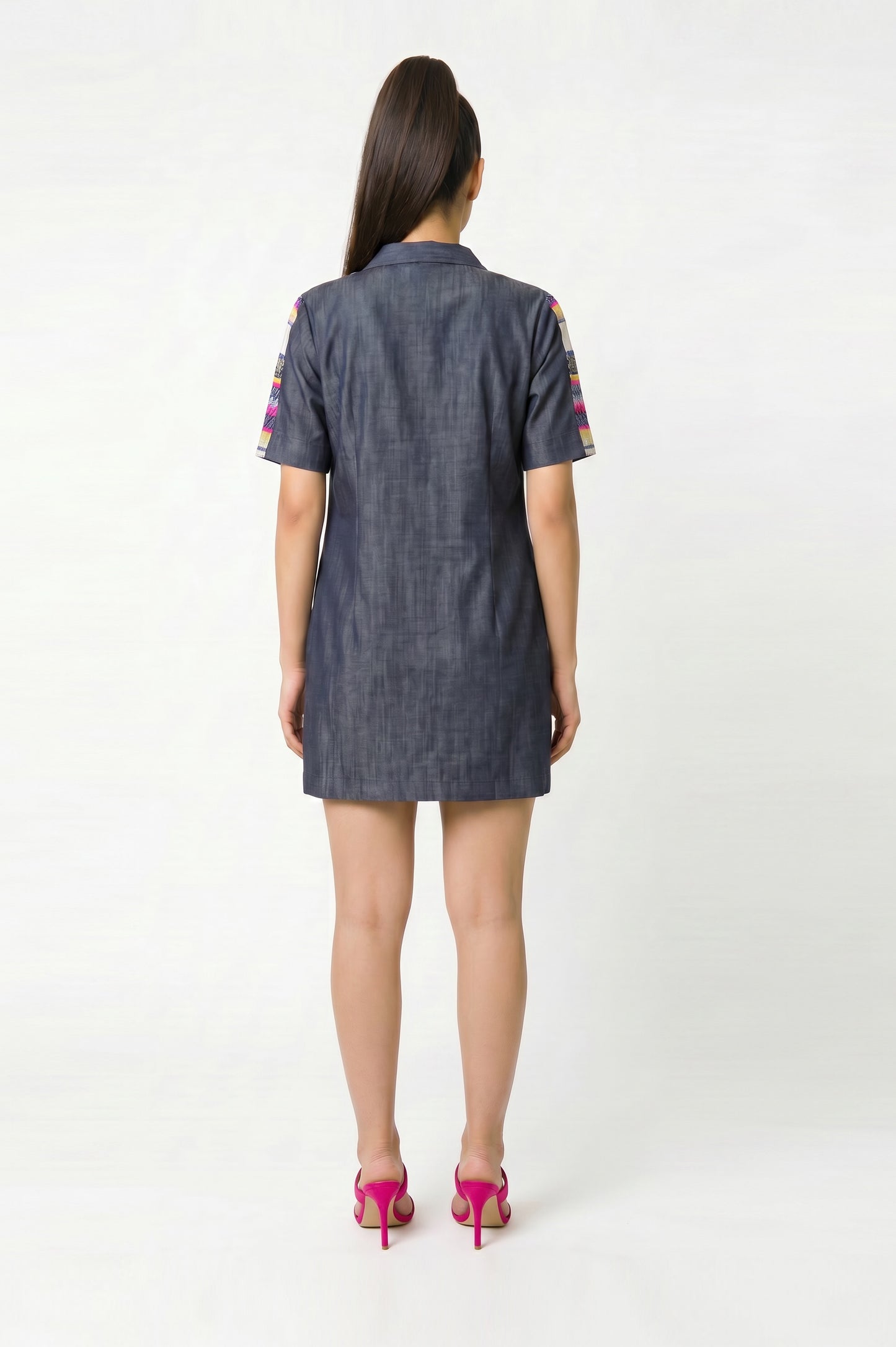Denim Flare Dress