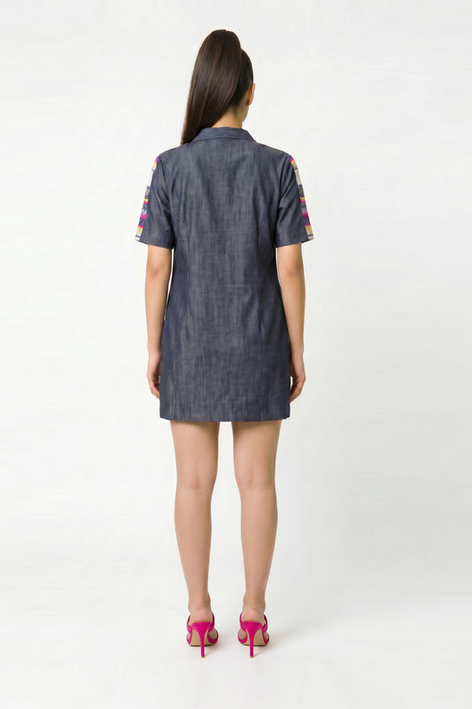 Denim Flare Dress