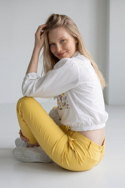 Floral Crop Shirt