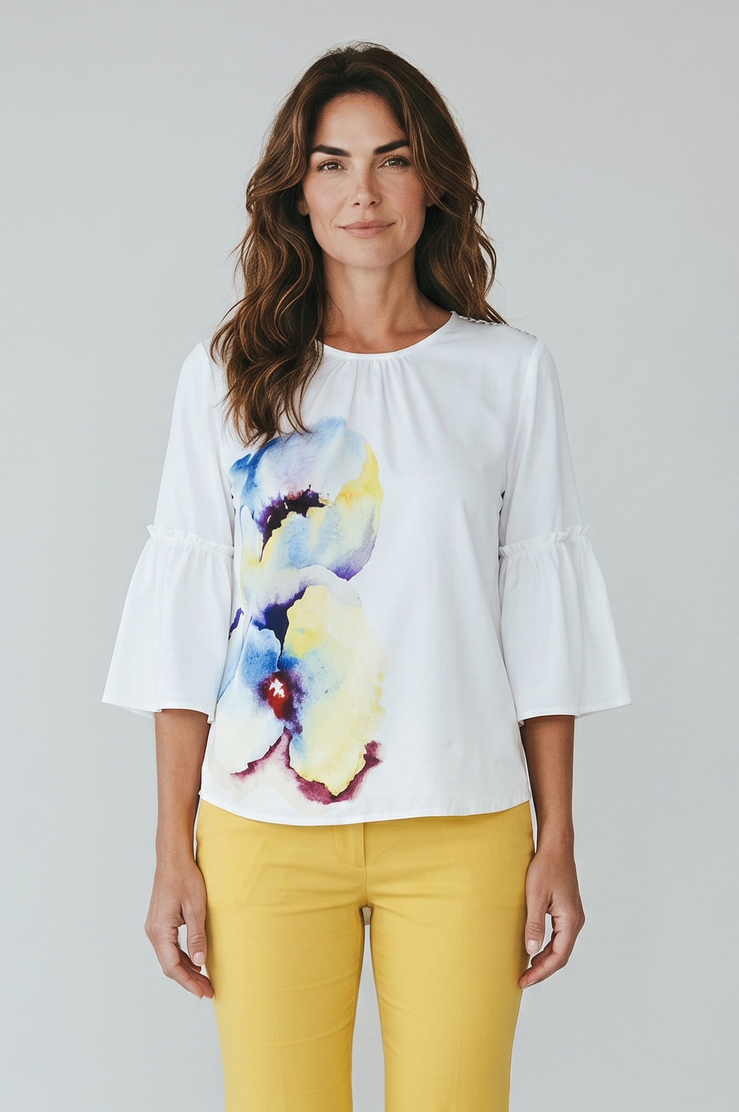 Amarllys Blue Top
